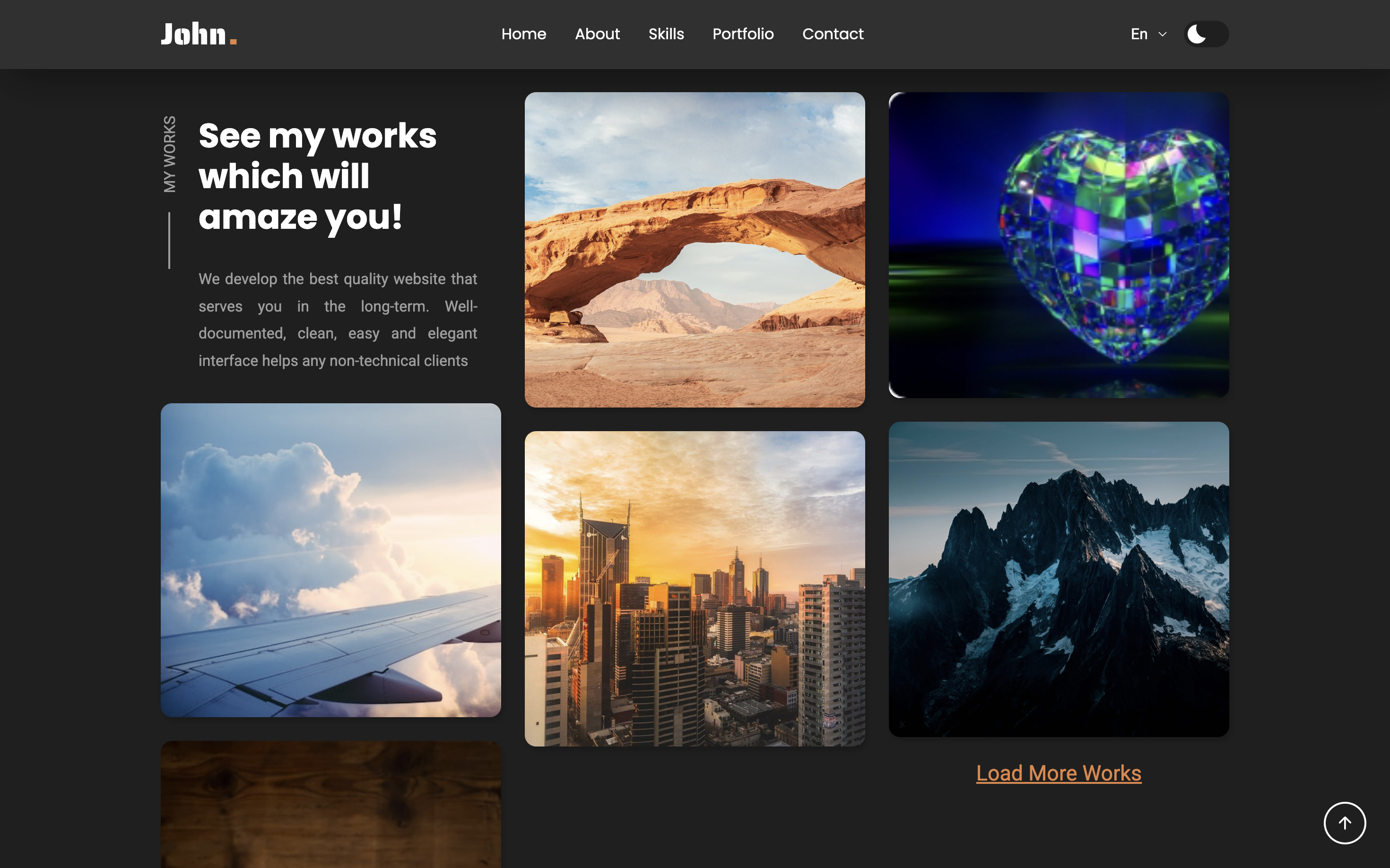 Portfolio Landing Page