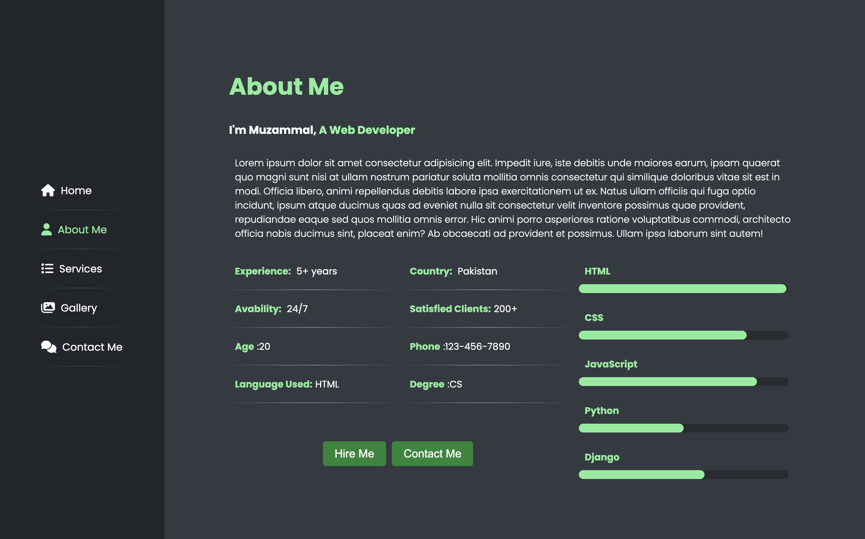 Portfolio Swiper Cube